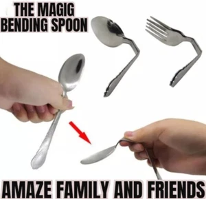 Magic Tricks Bending Spoon Illusion Close Up Street Magician Trick T17 - Picture 1 of 5