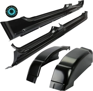 Outer Rocker Panels & Cab Corners Compatible with 1999-2007 Chevy GMC Silvera... - Picture 1 of 12