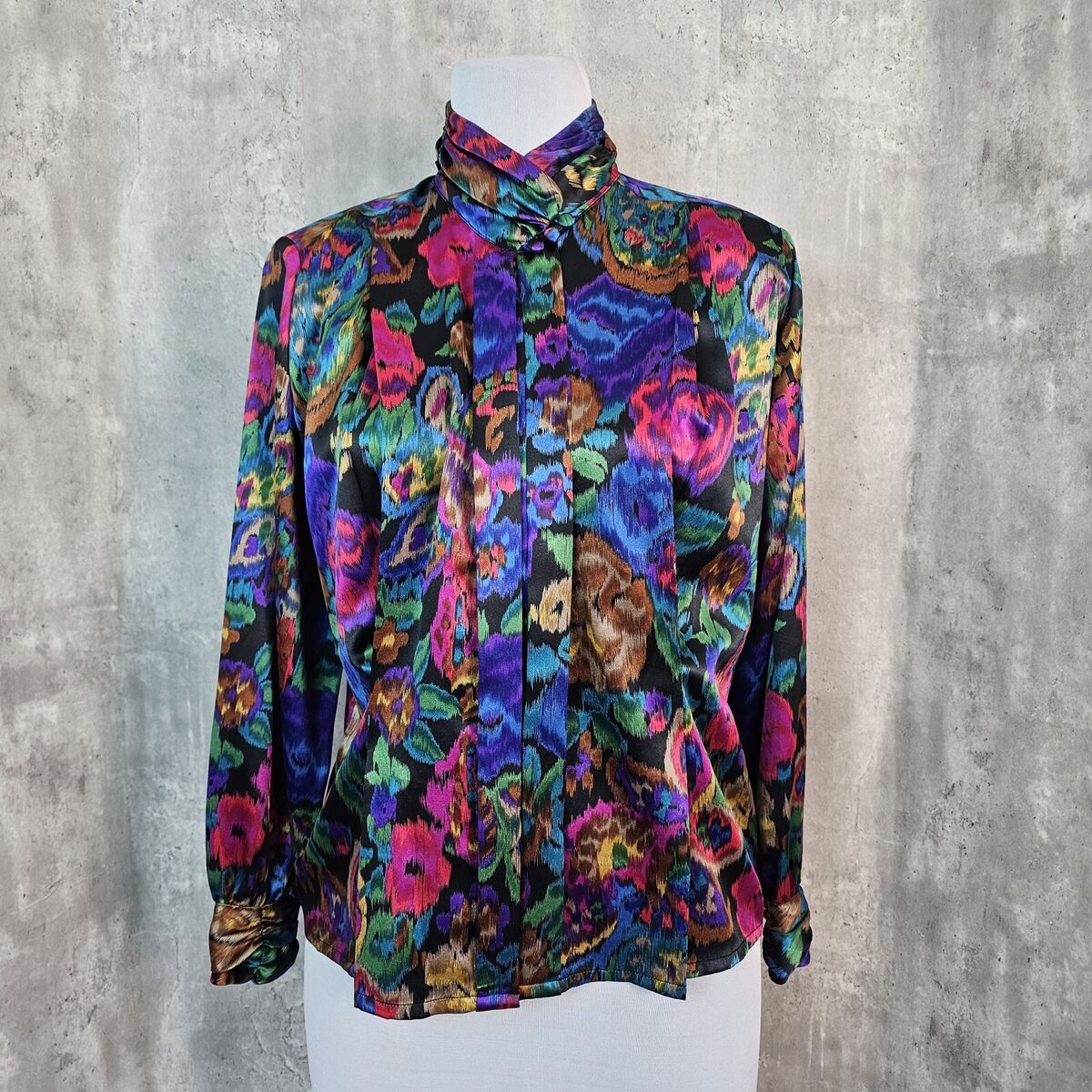 Satin 1980s Vintage Tops for Women for sale | eBay Satin 1980s Vintage Tops for Women for sale | eBay