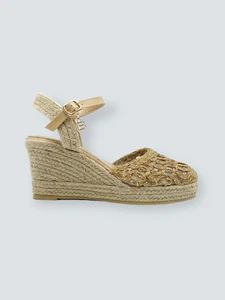 Scarpe da donna sandali sandalo con tacco zeppa corda Laura Biagiotti comode - Foto 1 di 15