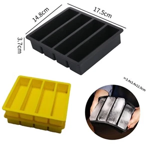 1 pz stampo per ghiaccioli succhi vassoi per ghiaccio facile smodellamento strumento estivo fai da te macchina per ghiaccio casa - Foto 1 di 13