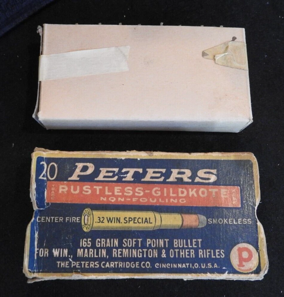 EMPTY BOX Peters Rustless-Gildkote .32 Winchester Special 1894 Rifle Soft Point - Image 1 of 4