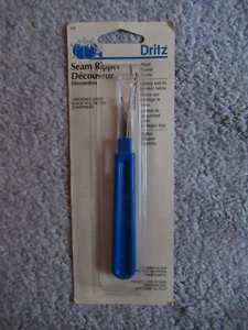 Desgarrador de costura Dritz largo azul 5,5" NUEVO EN PAQUETE NUEVO - Imagen 1 de 2