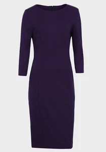 LADIES JERSEY DRESS PURPLE NEW (ref 540) SALE - Picture 1 of 1