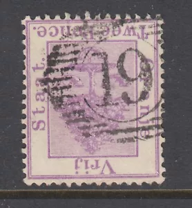 Orange Free State SG 49 used. 1883 2p pale mauve, excellent Numeral 19 cancel - Picture 1 of 1
