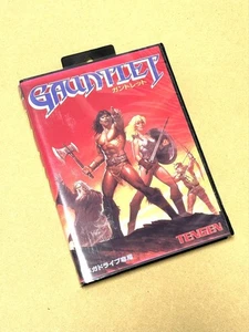SEGA Mega Drive Gauntlet Game with Case Manual Tested in Japan Complete - Picture 1 of 4