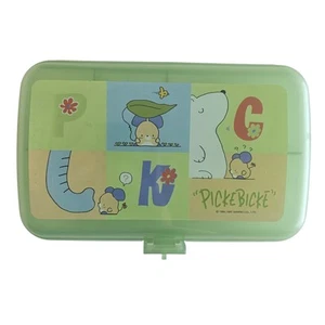 Rare Vintage 1997 Sanrio Picke Bicke Bento Box HAS GROSSEN RISS - Bild 1 von 5