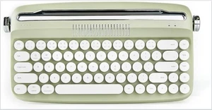 YUNZII B307 Wireless Typewriter Keyboard Retro Aesthetic Stand USB-C Bluetooth  - Picture 1 of 8