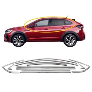 Window Frame Trim Full Chrome Cover For Taigo 2022 And Later 12 PCS Stainless S. - Bild 1 von 1
