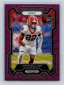 2024 Panini Prizm Draft Picks - Javon Bullard #185 Purple Wave Prizm (RC) - Picture 1 of 2
