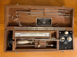 Antikes Thorakoskop von Coryllos ~ Medizinische Chirurgische Geräte um 1919 - Bild 1 von 13