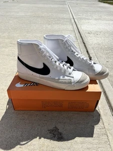 Nike Blazer Mid 77 VNTG White Black Size 13 - Picture 1 of 12