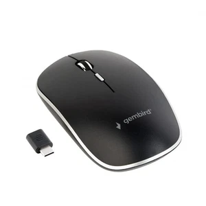 Gembird Muston Wireless 1600 DPI Black 4 Buttons (Type C) - Bild 1 von 1