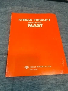 Nissan Gabelstapler Mast Scheckheft 2 und 3 Stufen Mast 1987 LQQK ! - Bild 1 von 8