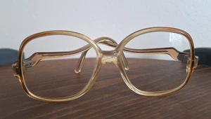 Vintage Univis Eyeglasses Frames Full Rim Retro 70s Gold USA-FRAMES ONLY-Read! - Picture 1 of 22