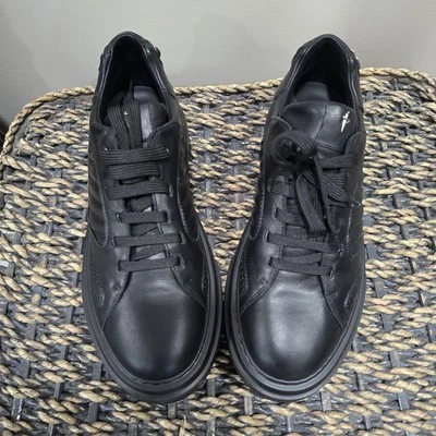 Zapatos de cuero negro para hombre Cesare Paciotti talla 10 Foto 1 de 4