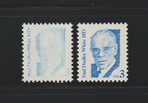 US EFO ERROR Stamps #2170 White MD: Severe Under Inking & Tag Shift! MNH - Picture 1 of 2