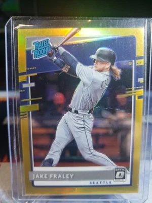 2020 Panini Donruss Optic Jake Fraley #80 Prizm /10 - Image 1 of 4