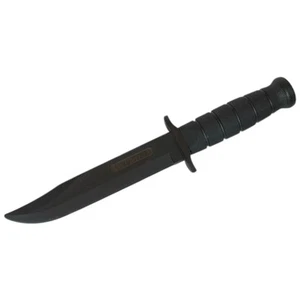 Cold Steel Trainer Fixed Knife 7" Blade Black Rubber One Piece Construction - Picture 1 of 2