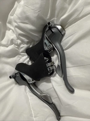 Shimano 600 Shifters STI Tricolor - Image 1 of 3