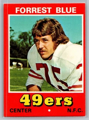 1974 Wonder Bread Forrest Blue #2 FOOTBALL San Francisco 49ers - Image 1 of 2