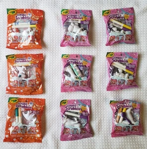 Crayola Scribble Scrubbie Varies Dinosaur's & Pet's (Lot of 9) - Picture 1 of 1