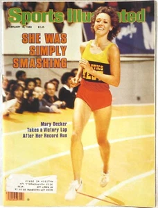 SPORTS ILLUSTRATED February 18, 1980 MARY DECKER Takes a Victory Lap  - Picture 1 of 2