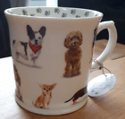 Cooskmart Curious Dogs Tankard Mug, Dog Lovers Gift Dachshund French Bulldog Etc