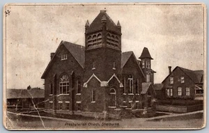 Postcard Shelburne Ontario c1907 Presbyterian Church Dufferin County *as is* - Picture 1 of 2