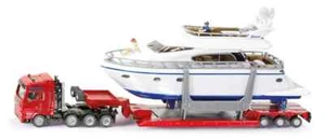 Siku 1849 MAN TGA Schwertransport mit Yacht Maßstab 1:87 NEU! ° - Picture 1 of 3