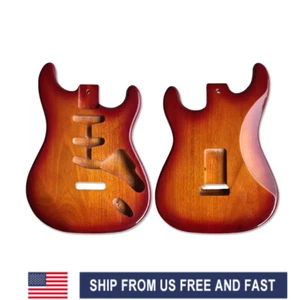 Fit Diy SSS Corpo Chitarra Mogano Ricambio Corpo Chitarra Fai da Te - Foto 1 di 3