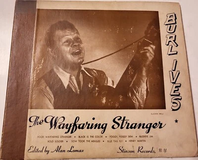 Burl Ives The Wayfaring Stranger  1946 Stinson A 345  3X 10" Shellac 78 RPM  VG+ - Image 1 of 4