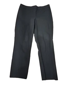 Pantalones Chico's negros de pierna recta con cremallera lateral tiro alto para mujer 10S 10 - Imagen 1 de 6