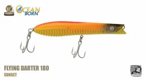 OCEAN BORN FLYING DARTER 180 XH (EXTRA SCHWER), SONNENUNTERGANG, 7", 6-1/3 OZ. KÖDER - Bild 1 von 1