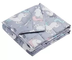 Tempcore Weighted Blanket 41" x 60" Throw Blanket For Kids Poney Gray - Picture 1 of 7