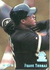 1999 Topps Stars Three Star Chicago White Sox Baseball Card #6 Frank Thomas