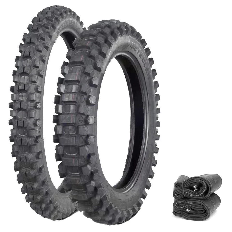 Metzeler MC360 Mid-Hard Tires & Tubes Set Moto Motocross Honda CRF250R 04-18 Foto 1 de 1