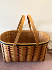 Lg Longeberger All American Collection Hostess Block Picnic Basket Plastic Liner