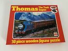 Vintage 1984 Thomas The Tank Engine 30 Piece Wooden Jigsaw Puzzle Still Sealed
