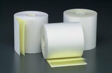 (20) 3" x 95' 2-PLY W/C CARBONLESS POS RECEIPT PAPER ROLLS ~FAST FREE SHIPPING~