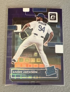 2022 Donruss Optic Rated Rookie Purple Pandora Prizm Andre Jackson #57/99! 