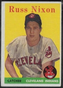 1958 Topps Béisbol Russ Nixon #133!  ¡Envío bajo para varios artículos! - Imagen 1 de 2