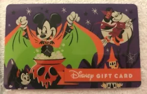 Walt Disney World 2018 Halloween Geschenkkarte - 0 $ Guthaben * KEIN WERT - NEU! - Bild 1 von 2