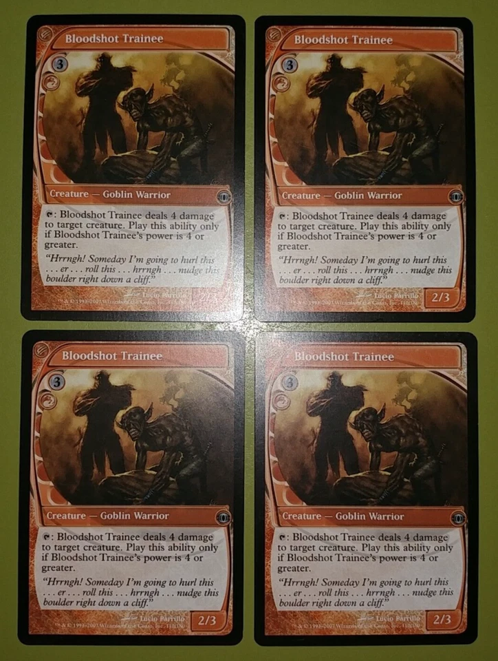 Bloodshot Trainee x4 Future Sight 4x Playset Magic the Gathering MTG - Image 1 of 1