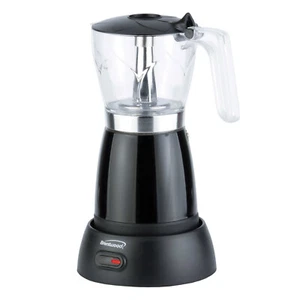 Brentwood 6-Cup Electric Moka Pot Espresso Machine (Black) - Picture 1 of 9
