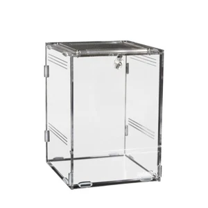 Terrario HabiStat Clear Home mediano 15x16,5x21,5cm - Arañas, Reptiles... ¡NUEVO! - Imagen 1 de 8