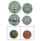 4 Pieces Flower Ball Shelf Faux Topiary Ball for Wedding Background
