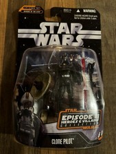 Hasbro Star Wars Heroes and Villains #6 of 12 Clone Pilot Trooper Figure 2006