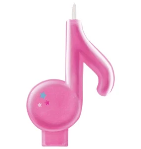 Internet Famous Music Note Birthday Candle, 4" x 3" - Picture 1 of 1