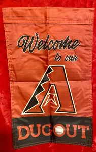 Arizona Diamondback Dugout Double Sided Garden Flag 12” x 18” MLB New In Package - Picture 1 of 6
